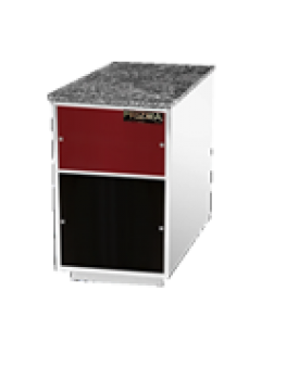 PRIZMA Kassen- und Arbeitstisch mit Granitplatte 500x880x900 mm