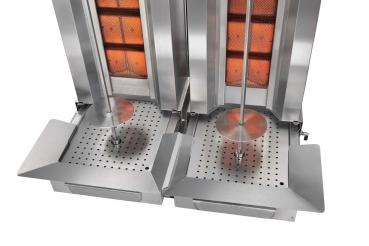 Preview: POTIS Z F GD4 Zwillingsgrill Dönergrill Gyrosgrill Döner Ocagi