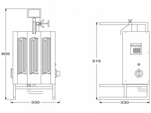 POTIS EH Dönergrill Gyrosgrill Döner Ocagi