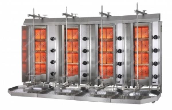 POTIS ORIENT 4x RS MU GD4 Dönergrill Gyrosgrill Döner Ocagi Energiesparend